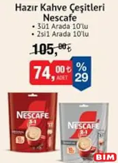 NESCAFE HAZIR KAHVE ÇEŞİTLERİ